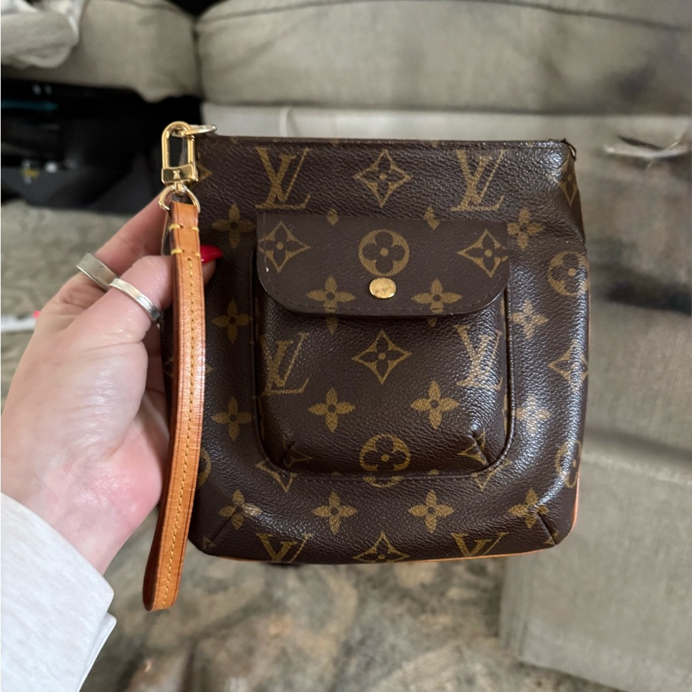 Louis Vuitton Partition Pouch Clutch Bag Monogram